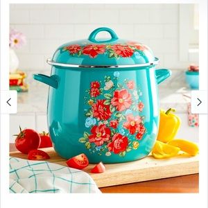 Pioneer women
12-Quart Stock Pot-Breezy Blossom design